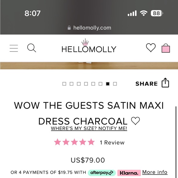 Holly Molly Strapless Dress - Picture 4 of 4